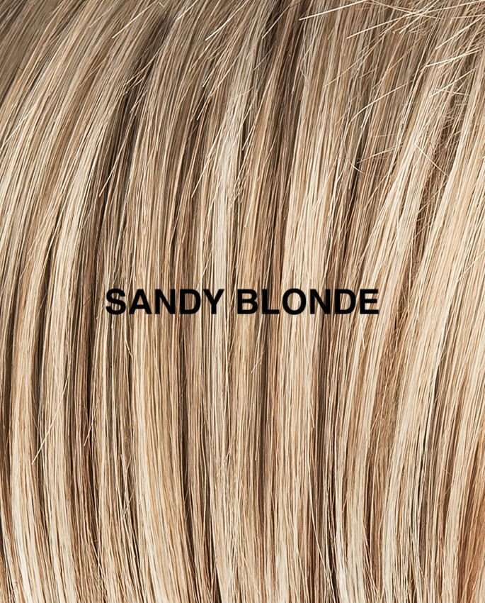 Sandy blonde rooted